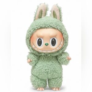 Labubu Pop Mart Green Grape Macaron Used Doll Good Condition